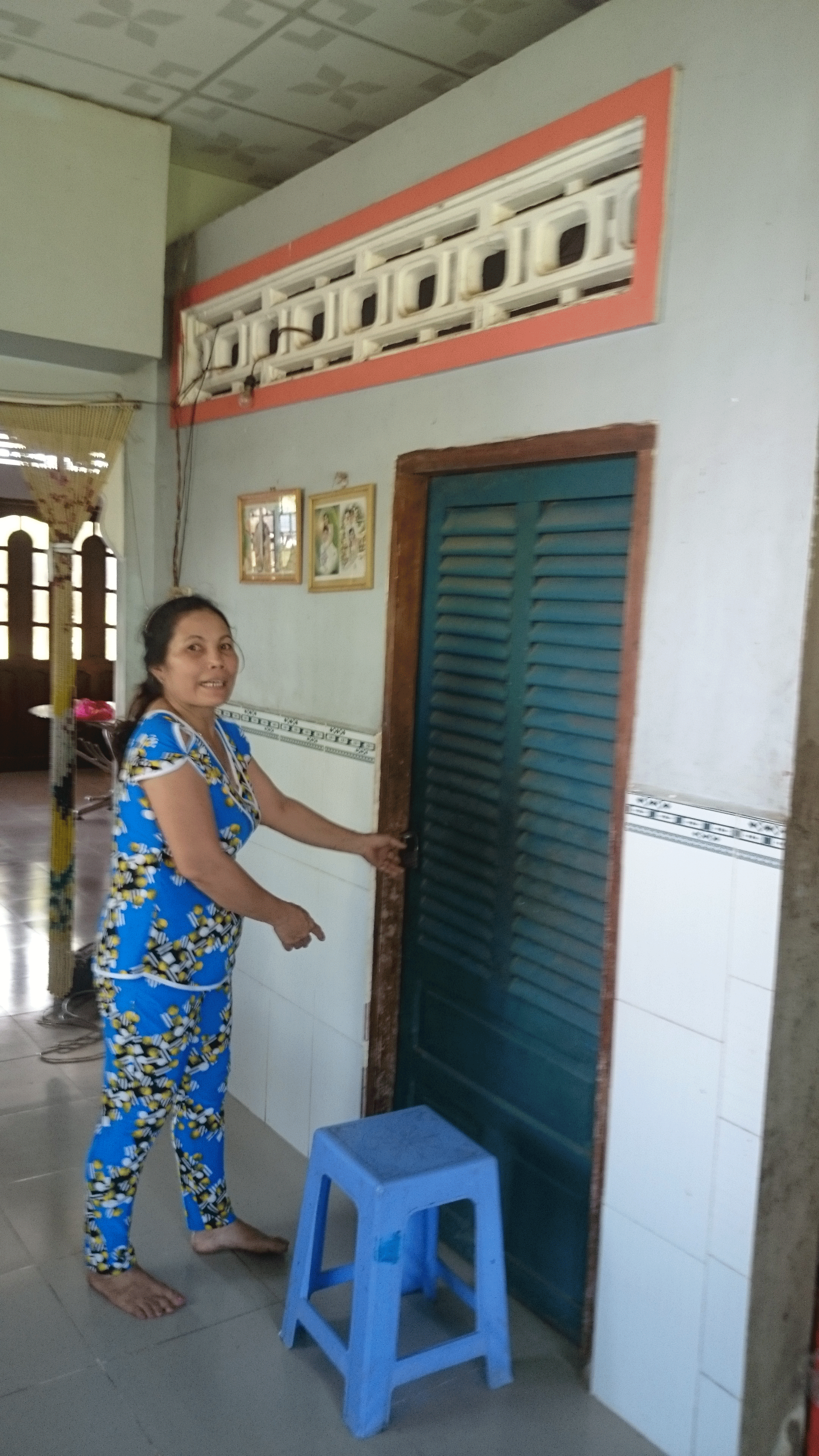 Cách đây 2 tháng, nhà này từng bị trộm tiền và vàng