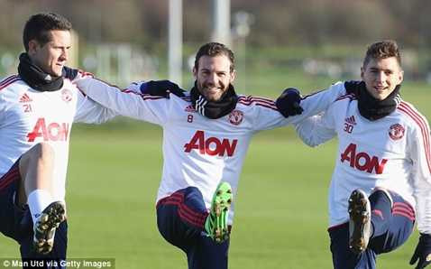 MU tích cực tập luyện để có trận thắng thứ 3 liên tiếp MU tích cực tập luyện để có trận thắng thứ 3 liên tiếp