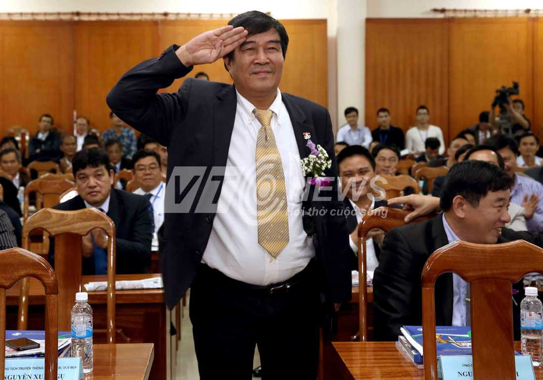 Ông Nguyễn Xuân Gụ- phó chủ tịch VFF phụ trách truyền thông (Ảnh: Quang Minh)