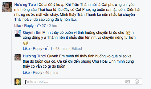 Nhiều khán giả cho rằng Trấn Thành đã thiếu nhạy cảm khi nhắc đến người chồng cũ làm Cát Phượng buồn
