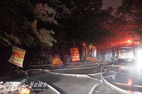 Hiện trường vụ hỏa hoạn