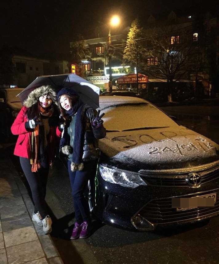 Dân mạng thích thú chia sẻ ảnh tuyết phủ trắng Ba Vì, Mộc Châu, Yên Tử