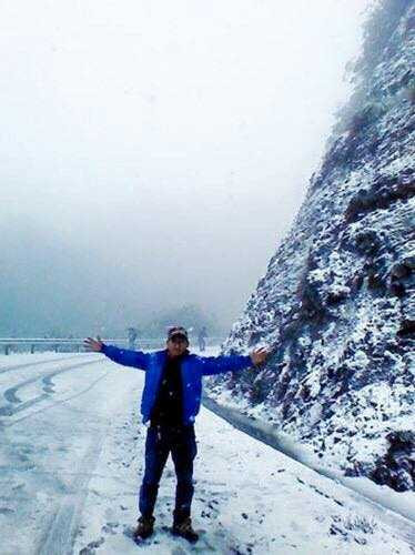 Nhiệt độ ghi được lúc 6h sáng 24/1 tại Sơn La là (Ảnh: Khuất Tùng) 