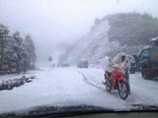 Những khu vực nào đang có tuyết rơi