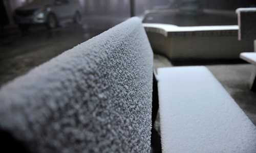 Bắt đầu từ đêm 23 và rạng ngày 24/1, băng tuyết bao phủ, giăng mắc trên mặt đất, cành cây...