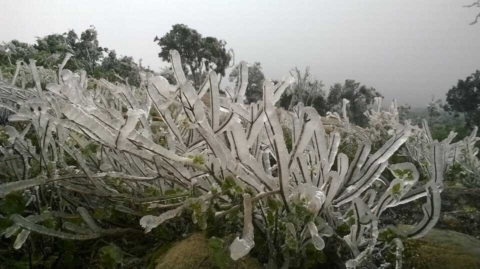 Băng trắng đẹp ngỡ ngàng trên Chùa Đồng Yên Tử