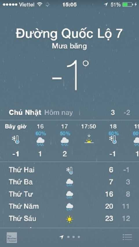 Băng tuyết phủ trắng vùng núi Nghệ An