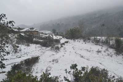 Lào Cai vẫn trắng xóa, chưa có dấu hiệu giảm băng tuyết