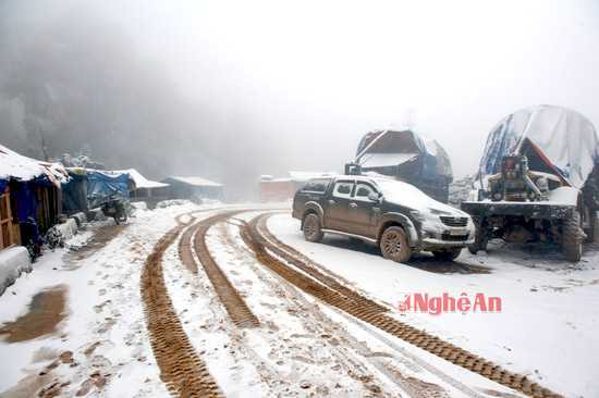 Toàn bộ hoạt động thường ngày đã thay đổi, nhường lại cho băng tuyết.