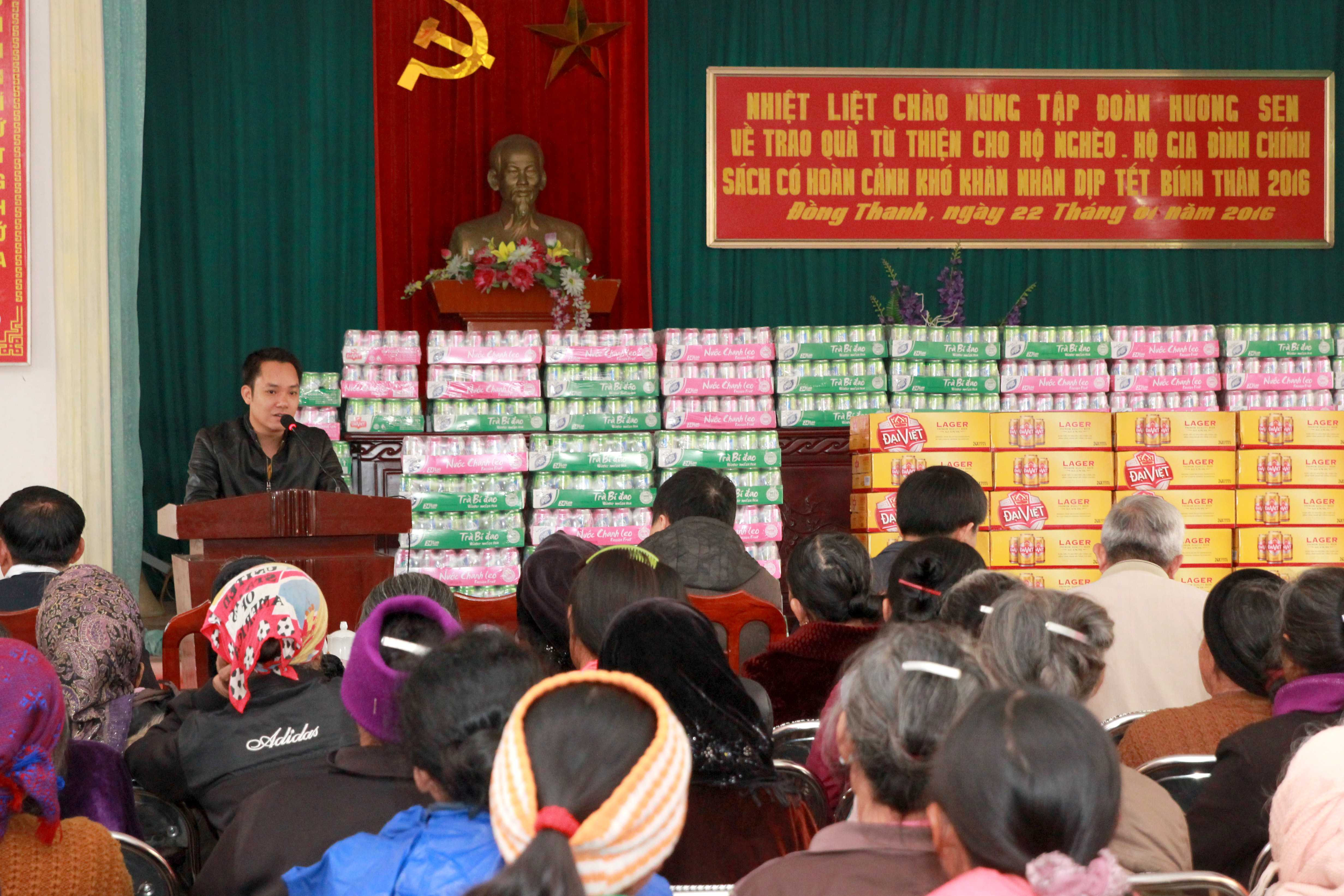 Tập đoàn Hương Sen khởi động 'chương trình 2016 phần quà'