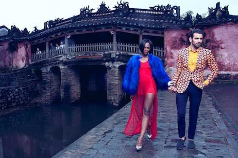 Quán quân và Á quân cuối cùng của ANTM, Nyle DiMarco và Mame Adjei tại Hội An.