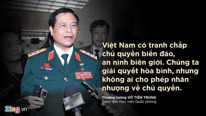 Thượng tướng Võ Tiến Trung, Giám đốc Học viện Quốc phòng trả lời Zing.vn