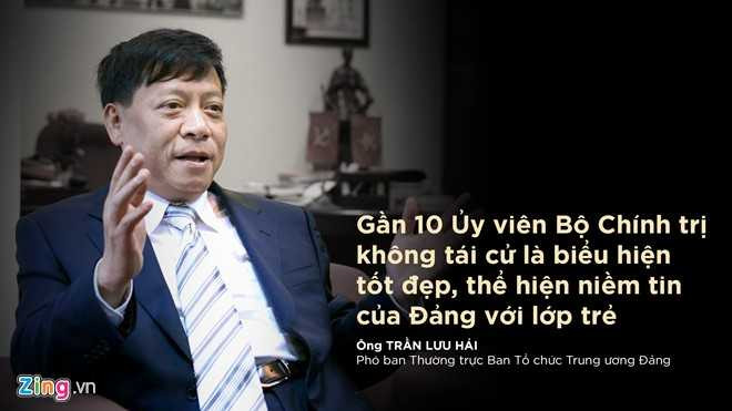 Ông Trần Lưu Hải, Phó trưởng ban thường trực Ban Tổ chức Trung ương Đảng trả lời Zing.vn