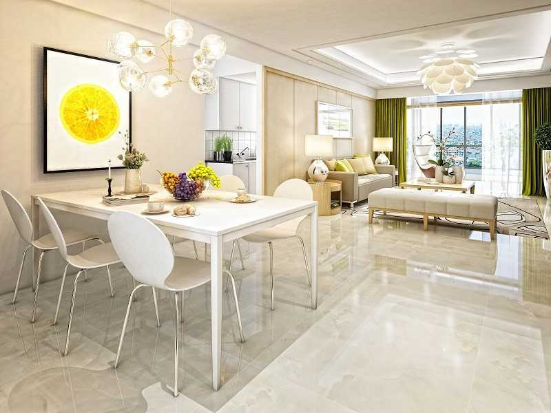 Thiết kế căn hộ và bài trí nội thất vô cùng tinh tế.