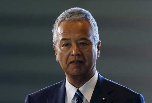 Bộ trưởng Kinh tế Nhật Bản Akira Amari. Ảnh: Reuters.