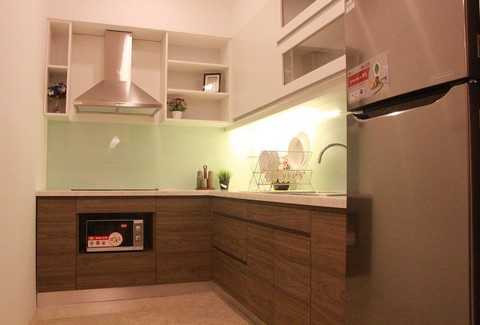 Khu vực phòng bếp gọn gàng, đầy đủ tiện nghi, sẵn sàng đáp ứng cho cuộc sống hiện đại