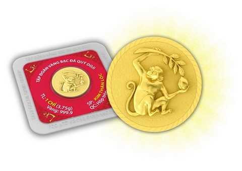 Sản phẩm đồng vàng Kim Thân được ép vỉ đẹp mắt