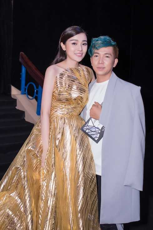 Cao Thái Hà và NTK Ivan Trần.