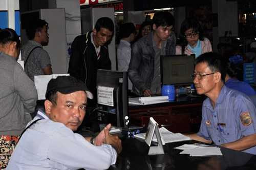 Trong khi đó, tại ga Sài Gòn cũng không “căng thẳng” như mọi năm. Ảnh Việt Văn