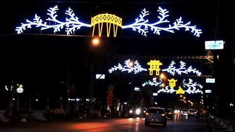 Đường Điện Biên Phủ lung linh về đêm