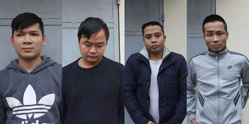 4 nghi can bị tạm giữ.