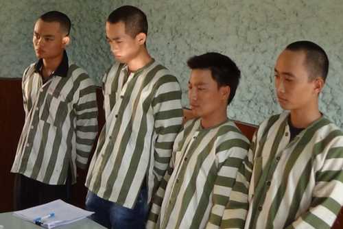 Thảo và các đồng phạm. Ảnh: A.X