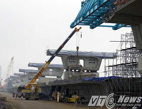 Nhà thầu đã thi công được trên 60% khối lượng, giá trị công trình - Ảnh MK