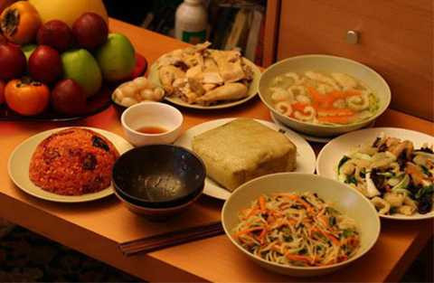 Giao thừa, mâm cúng, lễ, giữa trời, Tết, tục lệ, bày biện