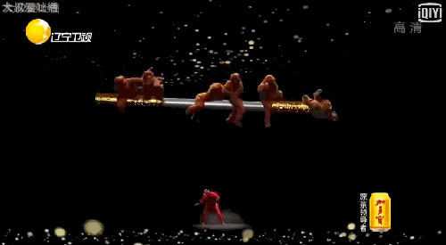 Lục Tiểu Linh Đồng một khắc trở thành Đại Thánh trên sân khấu. Ảnh: Nam Đô.