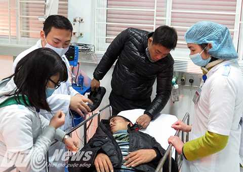 Bệnh nhân bị ngã chấn thương sọ não vùng gáy do rượu