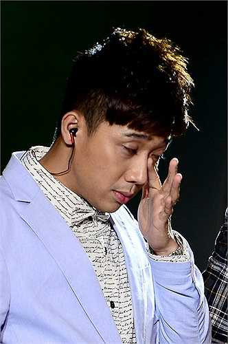 Tuy nhiên, có nhiều lần Trấn Thành không kiềm chế được cảm xúc