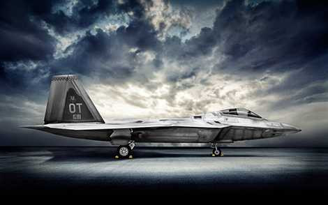 Vì là máy bay tàng hình nên hình dáng của F-22 được hạn chế góc cạnh, gồ ghề, tránh phản xạ với radar