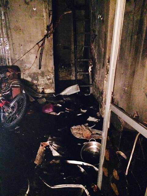 Hiện trường vụ hỏa hoạn Hiện trường vụ hỏa hoạn