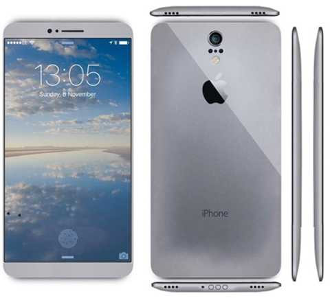 Concept iPhone giống như màn hình iMac thu nhỏ Concept iPhone giống như màn hình iMac thu nhỏ