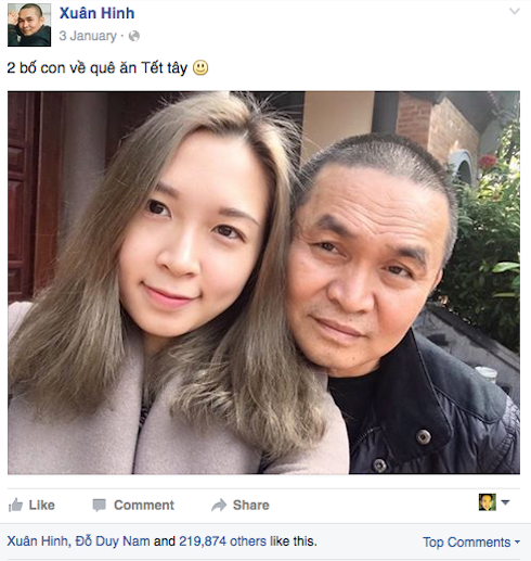 Con gái và con trai xinh đẹp của Xuân Hinh.