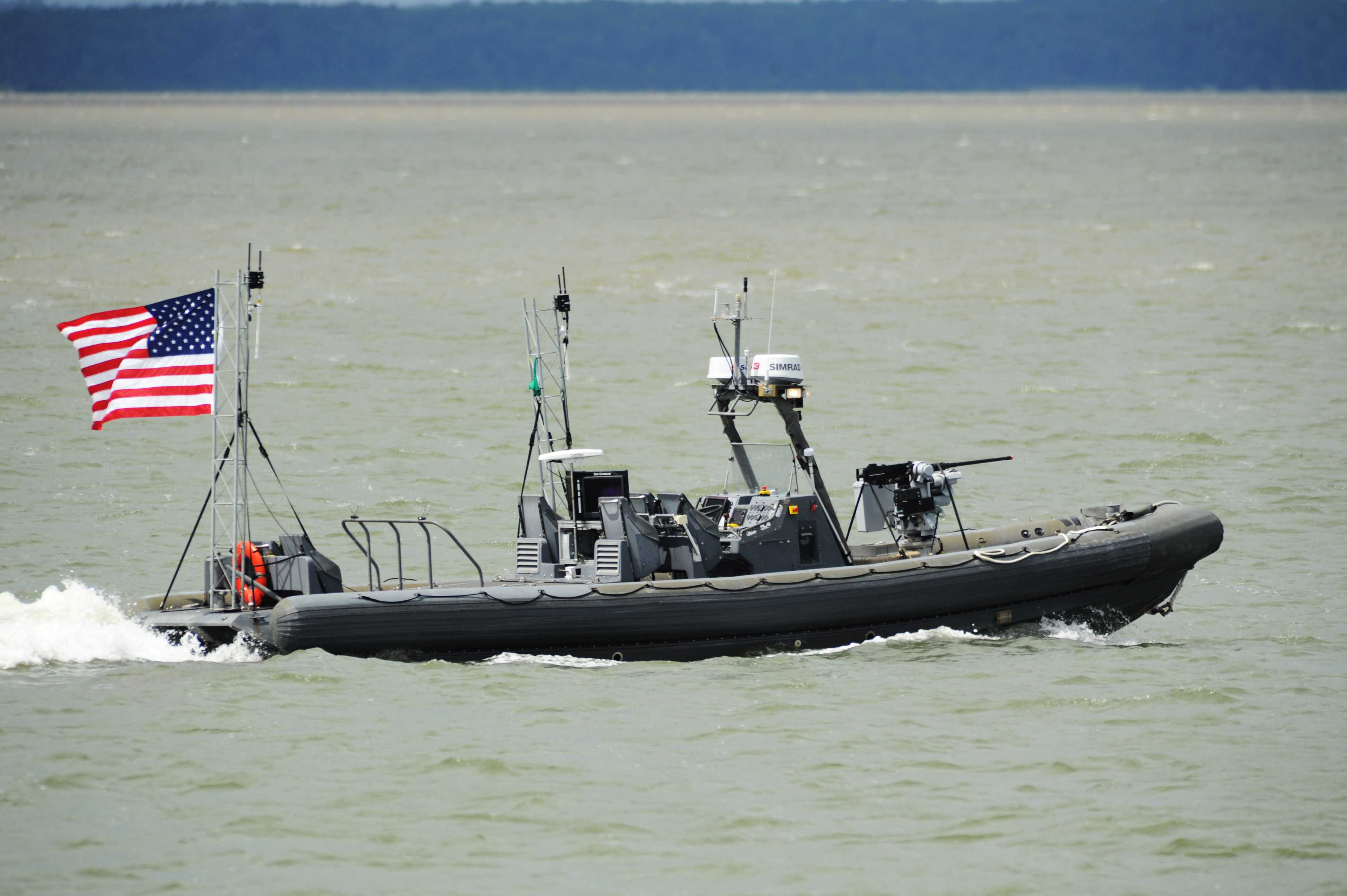 Xuồng tự lái của Mỹ đang nghiên cứu