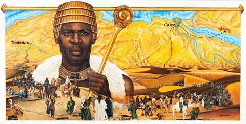 Mansa Musa (1280-1337) - vị vua của Timbuktu, Mali được coi là người giàu nhất lịch sử - số lượng tài sản và của cải của ông nhiều đến mức không thể miêu tả nổi. Nguyên nhân là vì ông cai trị vương quốc phía tây châu Phi của Musa nhiều khả năng là nơi sản xuất vàng lớn nhất thế giới Mansa Musa (1280-1337) - vị vua của Timbuktu, Mali được coi là người giàu nhất lịch sử - số lượng tài sản và của cải của ông nhiều đến mức không thể miêu tả nổi. Nguyên nhân là vì ông cai trị vương quốc phía tây châu Phi của Musa nhiều khả năng là nơi sản xuất vàng lớn nhất thế giới