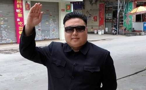 Bản sao của Kim Jong un ở Quảng Châu Bản sao của Kim Jong un ở Quảng Châu