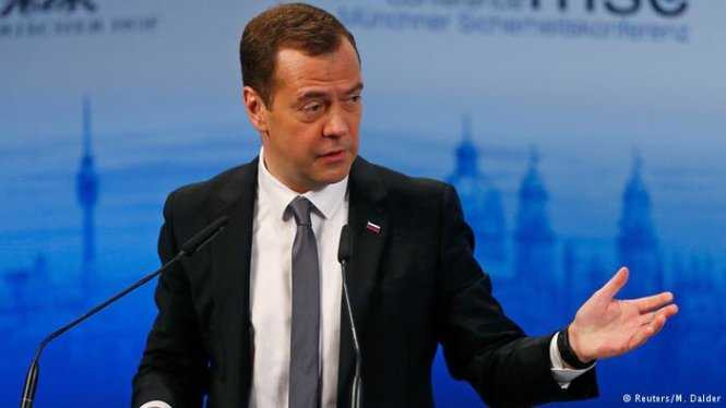 Thủ tướng Nga Dmitry Medvedev