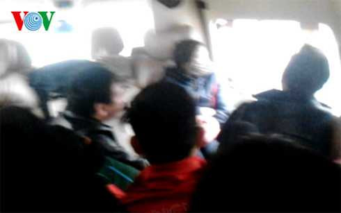 Hành khách trên xe 29B 08065 bị chặt chém