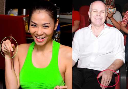 Thu Minh và ông xã bị fan phát hiện đeo nhẫn đôi Thu Minh và ông xã bị fan phát hiện đeo nhẫn đôi