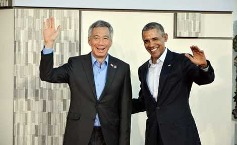 Tổng thống Barack Obama tiếp Thủ tướng Singapore Lý Hiển Long Tổng thống Barack Obama tiếp Thủ tướng Singapore Lý Hiển Long