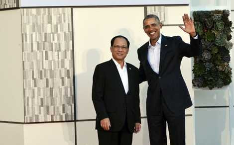 Tổng thống Barack Obama tiếp Tổng thư ký ASEAN Lê Lương Minh Tổng thống Barack Obama tiếp Tổng thư ký ASEAN Lê Lương Minh