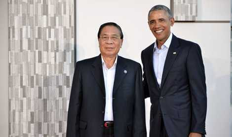 Tổng thống Barack Obama tiếp Tổng Bí thư, Chủ tịch nước Lào Choummaly Sayasone Tổng thống Barack Obama tiếp Tổng Bí thư, Chủ tịch nước Lào Choummaly Sayasone