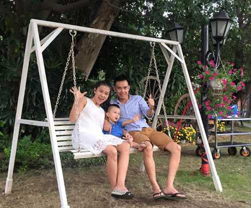 Gia đình hạnh phúc của chị Trương Bảo Như, anh Ngô Minh Hoàng và bé Ngô Hoàng Duy