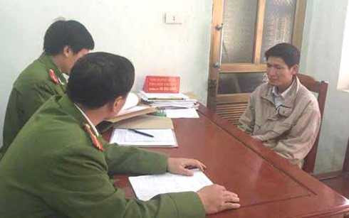 Đối tượng Vũ Đình Nhàn (ảnh do Công an Thanh Hóa cung cấp)