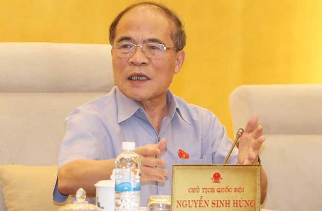 Chủ tịch Quốc hội Nguyễn Sinh Hùng