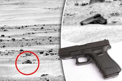 Hình ảnh về khẩu súng trên sao Hỏa