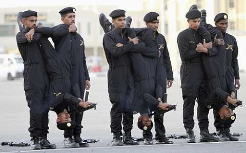 30 cảnh sát thuộc Ủy ban xúc tiến tiến Virtue và phòng ngừa Vice tham gia buổi huấn luyện