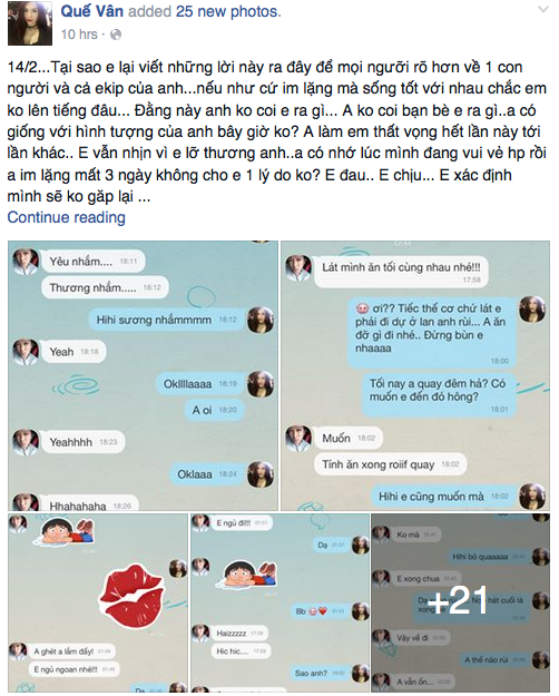 Tâm thư của Quế Vân gửi Trường Giang.